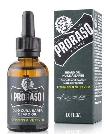 Proraso Baardolie – Verzorgende Olie met Cypress en Vetyver (30ml)
