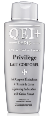 QEI+ Lichaamslotion – Verlichtende Lotion met Kaviaar (500ml)