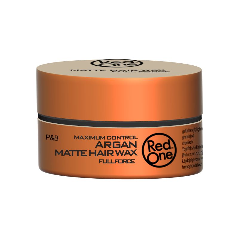 Red One Matte Haarwax – Sterke Hold voor Creatieve Styles (150ml)