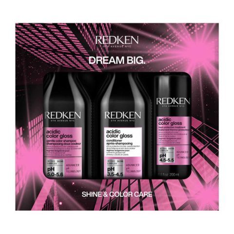 Redken Acidic Color Gloss Xmas Box 2024 – Glans en Bescherming voor Gekleurd Haar (750ml)