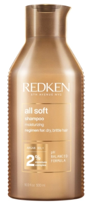 Redken All Soft Shampoo – Voedende Shampoo voor Droog Haar (500ml)