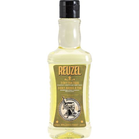 Reuzel 3-in-1 Tea Tree Shampoo – Verfrissende Reiniging voor Mannen (350ml)