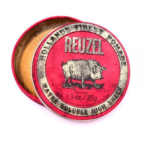 Reuzel Red High Sheen Pomade – Sterke Hold voor Alle Haartypes (35g)