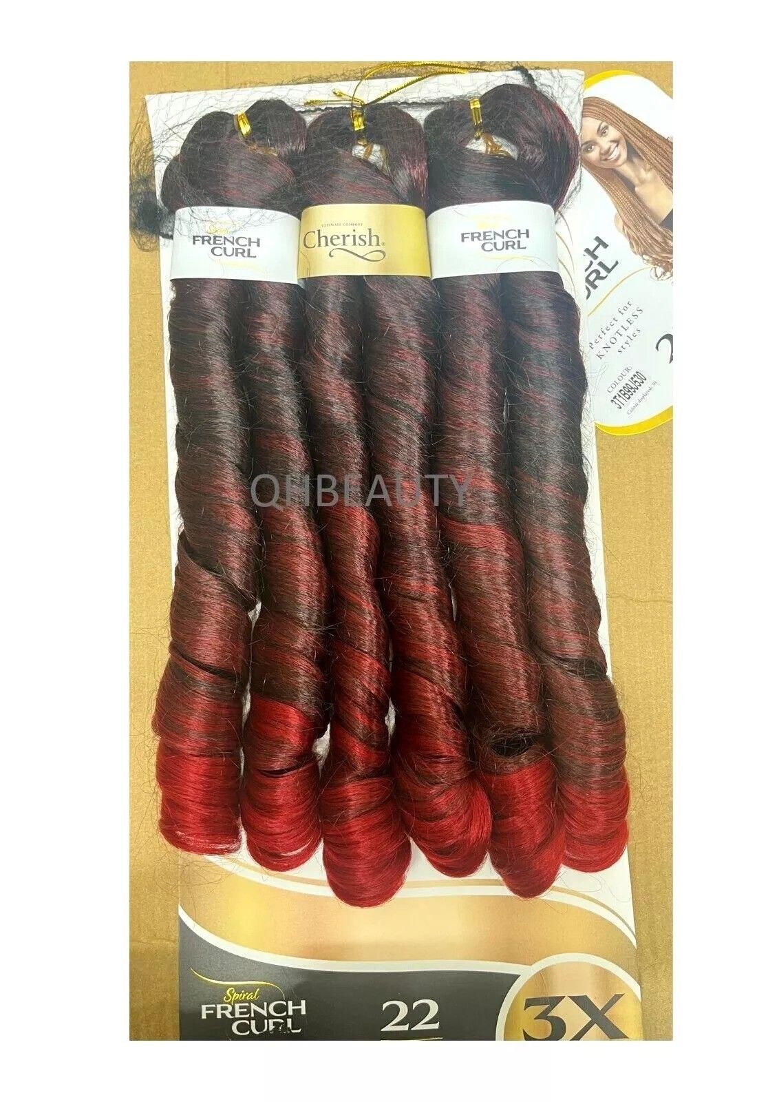 Cherish Spiral French Curl – Kruidige Krullen voor Alle Haartypes (3T1B99J530)