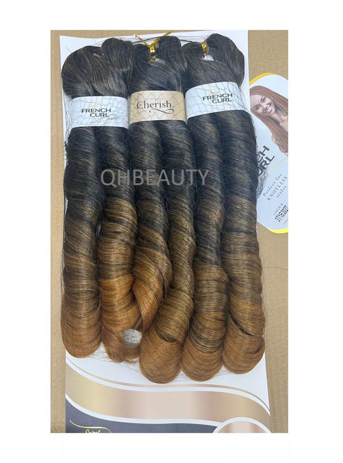 Cherish Spiral French Curl – Natuurlijk Krullend Haar (3T1B3027)