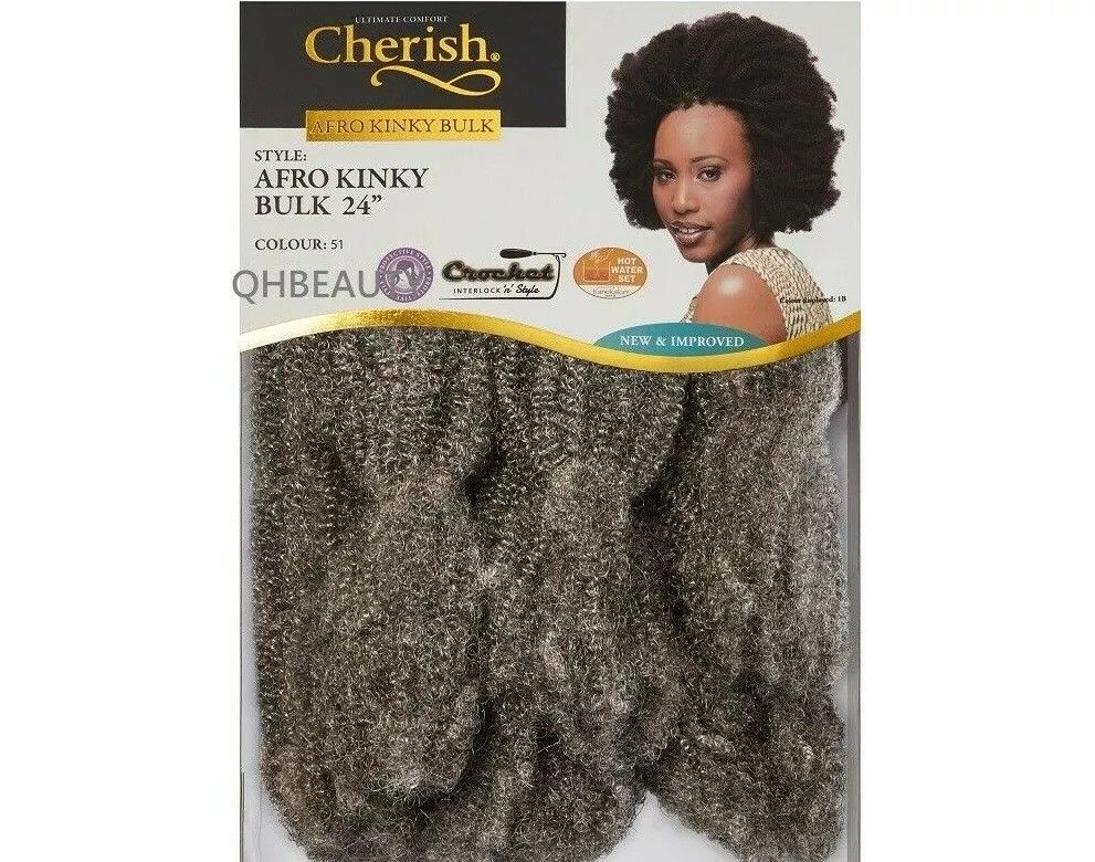 Cherish Afro Kinky Bulk – Natuurlijke Haarverlenging (51)