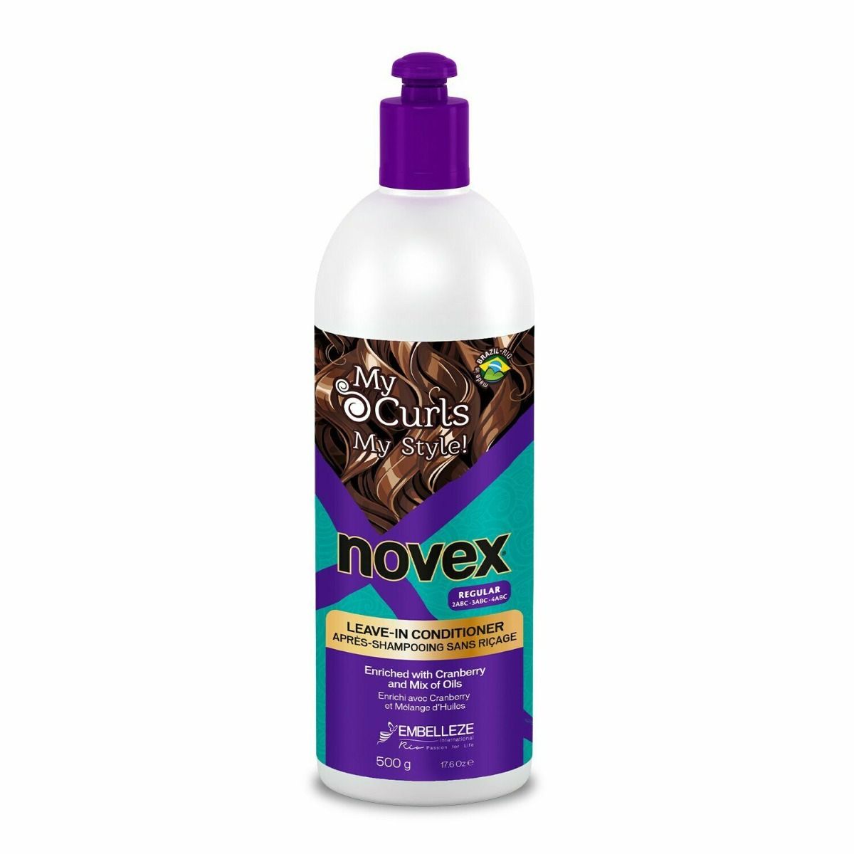 Novex Leave-In Conditioner – Hydraterende Crème voor Krullend Haar (500g)