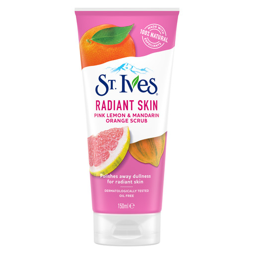 ST. Ives Scrub – Verhelderende Exfoliërende Scrub voor Alle Huidtypen (150ml)