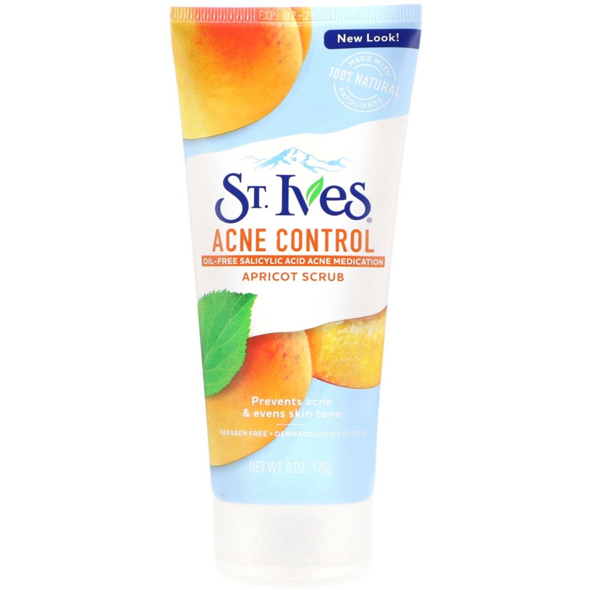 St. Ives Apricot Scrub – Acne Controle voor Stralende Huid (170g)