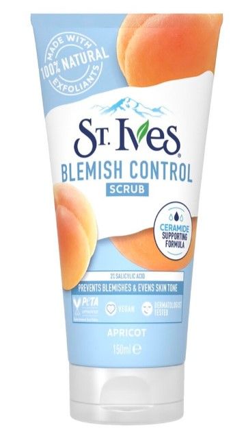 St. Ives Scrub – Blemish Control met Abrikoos (150ml)