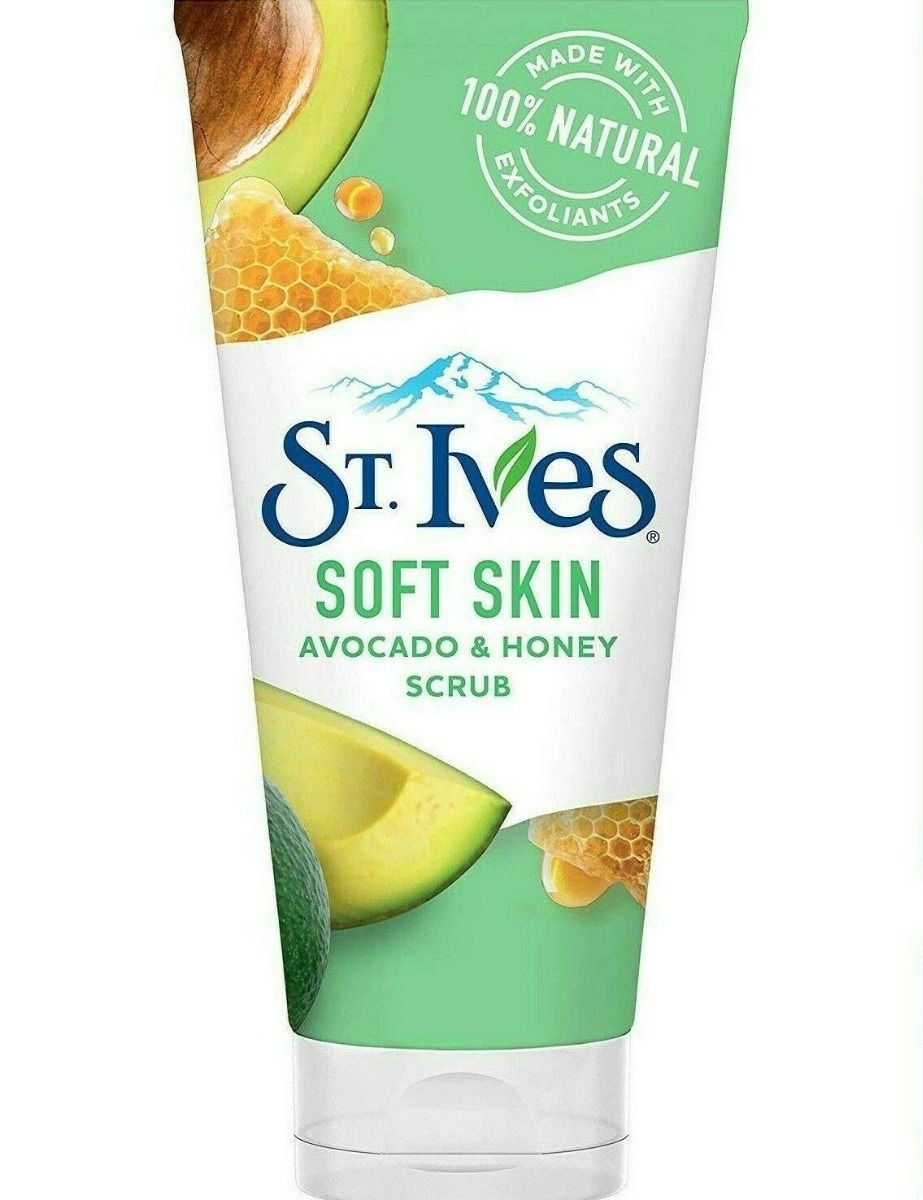 St. Ives Scrub – Exfolierende Gezichtscrub met Avocado & Honing (170g)