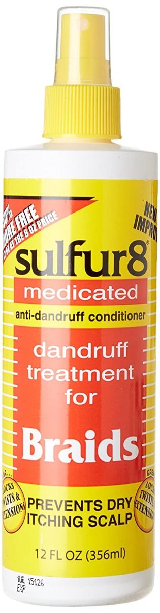 Sulfur8 Braid Spray – Voorkomt Droogheid voor Vlechten (355ml)