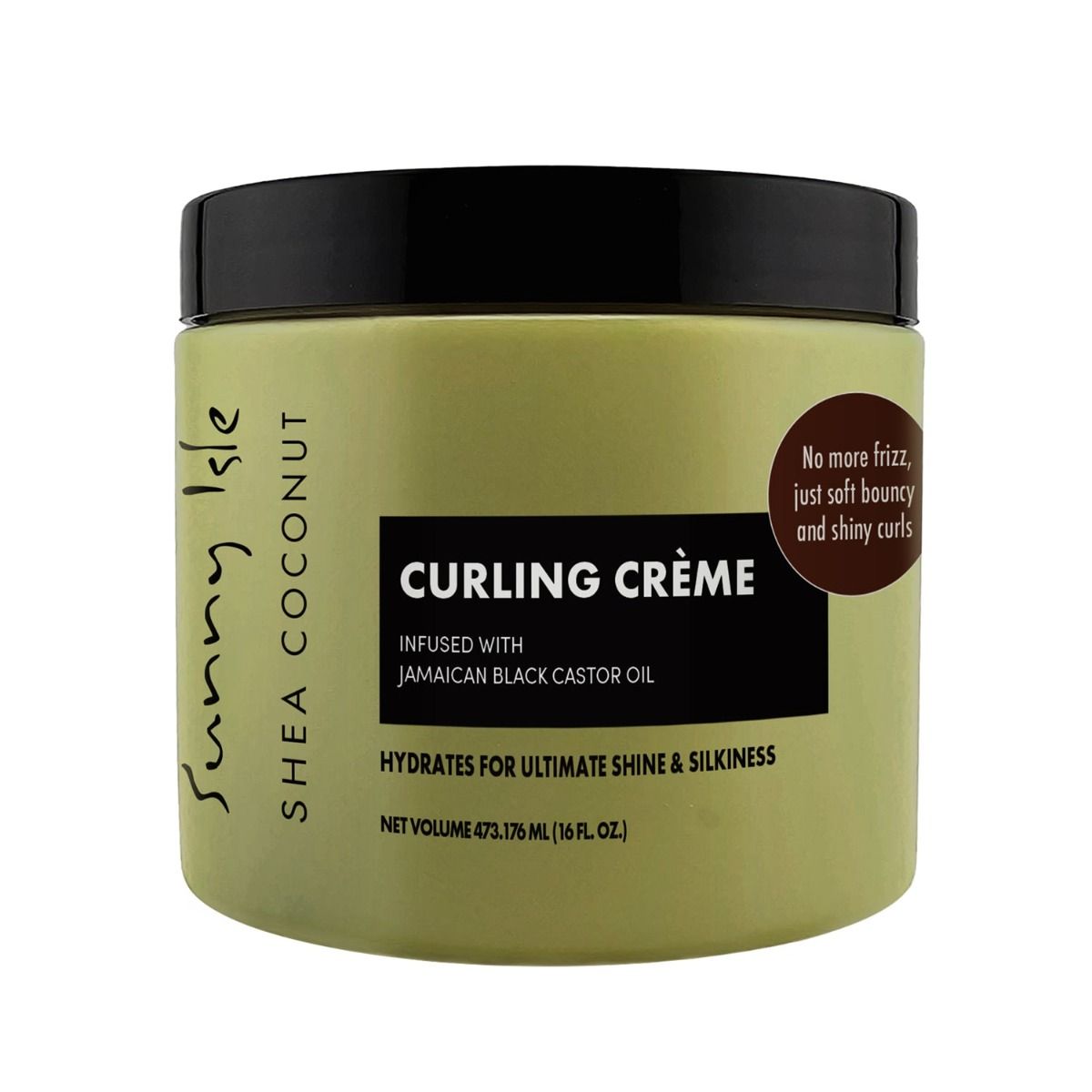 Sunny Isle Curling Crème – Hydraterende Crème voor Krullend Haar (473ml)