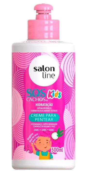 Salon Line Kids Cream – Hydraterende Stylingcrème voor Krullend Haar (300ml)