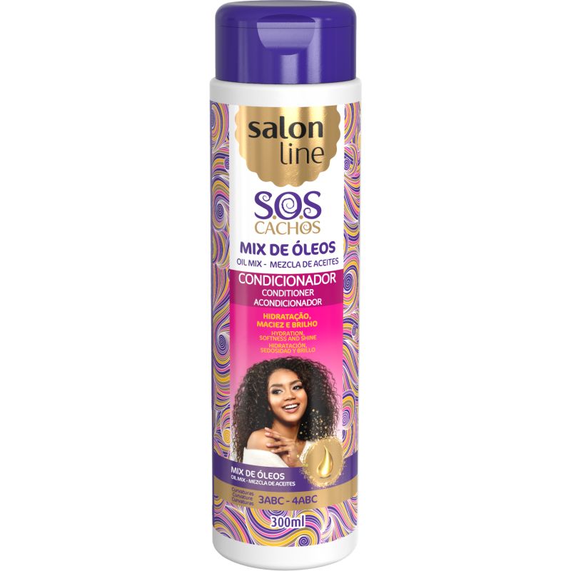 Salon Line Conditioner – Voedende Behandeling voor Krullend Haar (300ml)