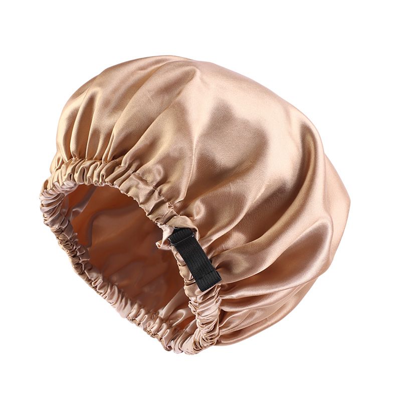MHS Satin Haar Bonnet – Dubbel Laags Verstelbaar voor Alle Haarsoorten (36cm)