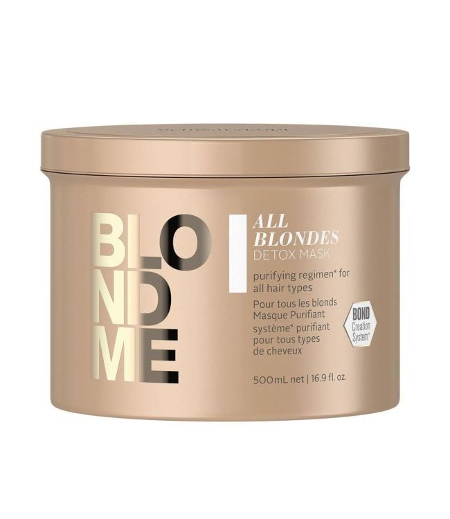 Schwarzkopf Blond Me Detox Masker – Verfrissende Zorg voor Blond Haar (500ml)