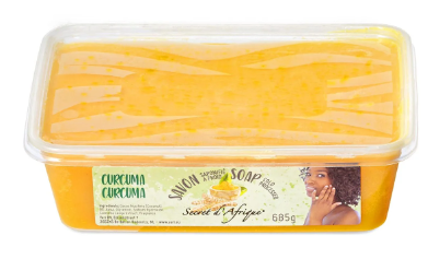Secret d'Afrique Zeep – Curcuma voor Glanzende Huid (685g)