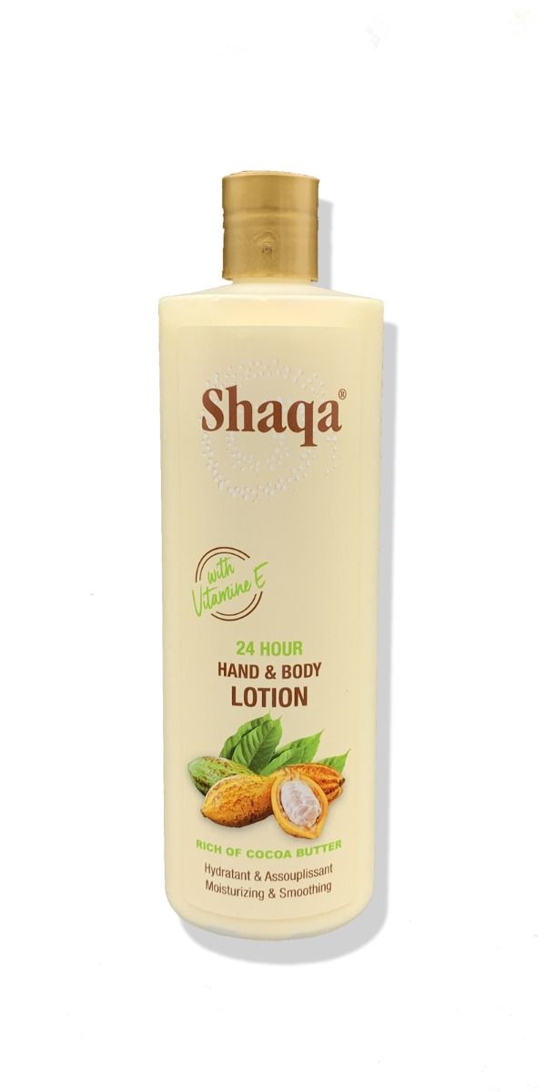 Shaqa Hand & Body Lotion – Hydraterende Lotion met Cacaoboter (500ml)