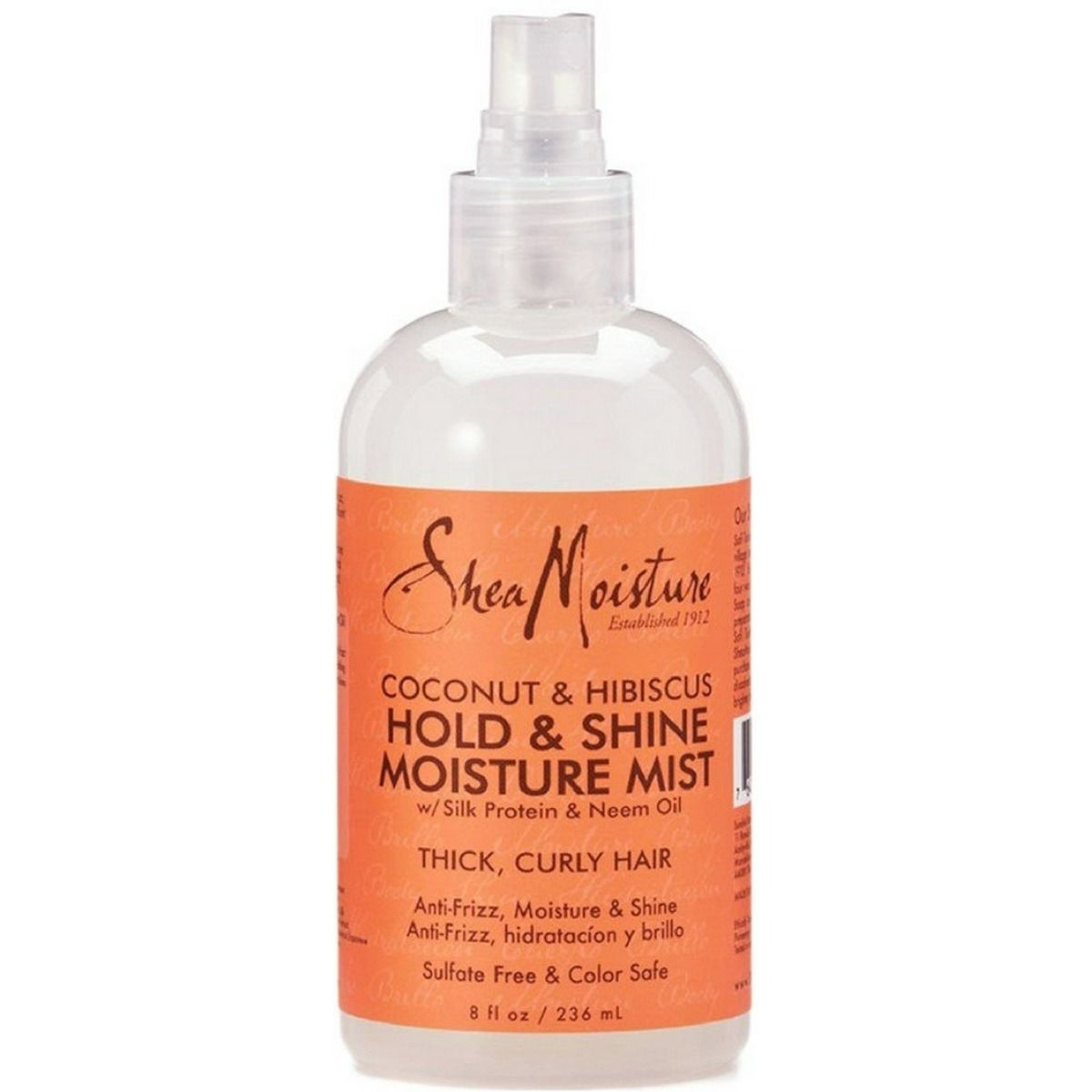 Shea Moisture Hold & Shine Mist – Hydraterende Spray voor Krullend Haar (236ml)