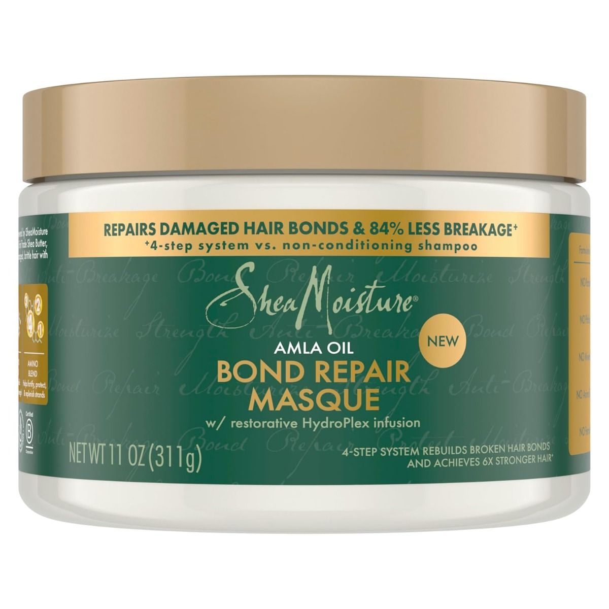 Shea Moisture Amla Bond Repair Masque – Herstel voor Beschadigd Haar (311g)
