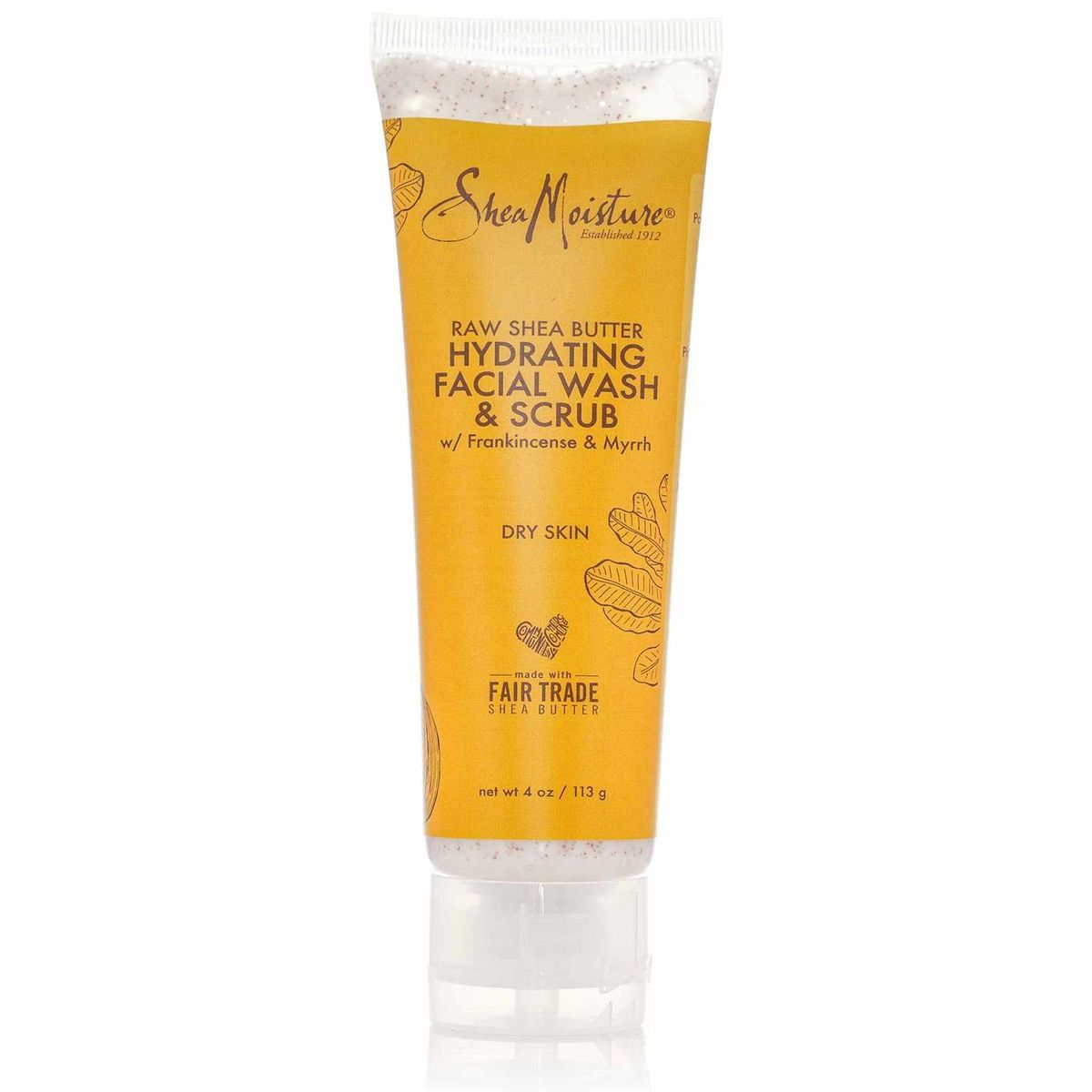 Shea Moisture Gezichtsreiniger & Scrub – Verfrissend voor Gevoelige Huid (113g)