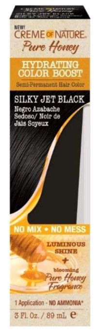 Creme Of Nature Hydrating Color Boost – Zwart voor Alle Haartypes (89ml)