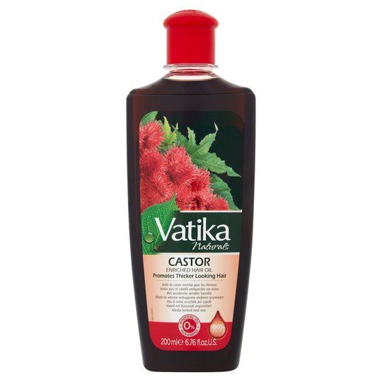 Dabur Vatika Castor Haarolie – Voor Dikker en Gezond Haar (200ml)
