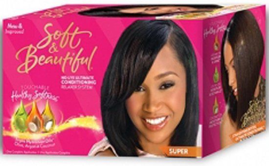 Soft & Beautiful Relaxer Kit – Zachte Ontspanner voor Krullend Haar (Super)