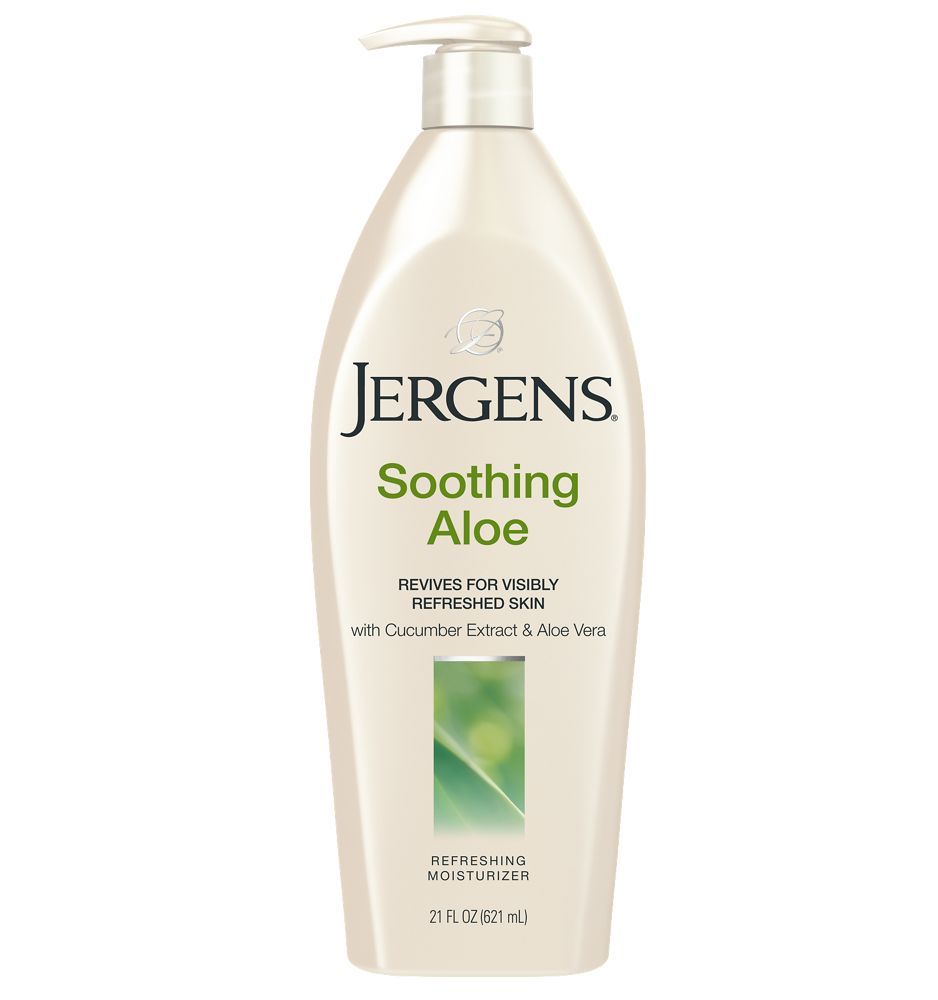 Jergens Soothing Aloe – Verfrissende Moisturizer voor Droge Huid (621ml)