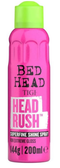 TIGI Bed Head Headrush – Superfine Shine Spray voor Alle Haartypes (200ml)