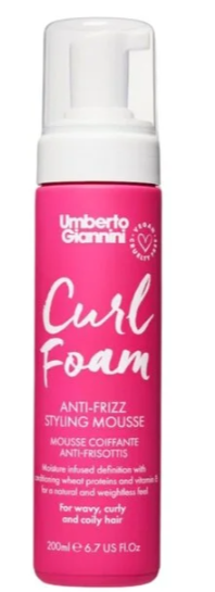 Umberto Giannini Curl Foam – Anti-Frizz Mousse voor Krullend Haar (200ml)