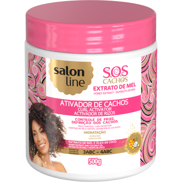 Salon Line Curl Activator – Hydratatie voor Krullend Haar (500ml)