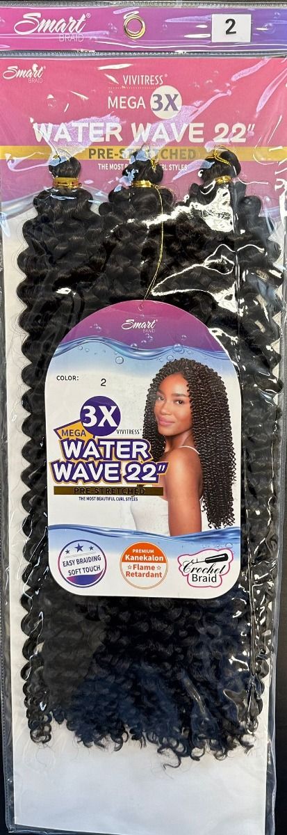 ViviTress Water Wave Haarverlenging – Voor Natuurlijke Stijl (3x 22")