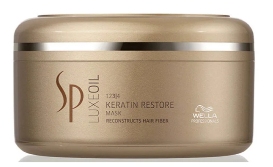 Wella SP LuxeOil Keratin Restore Mask – Herstellend voor Alle Haartypes (150ml)