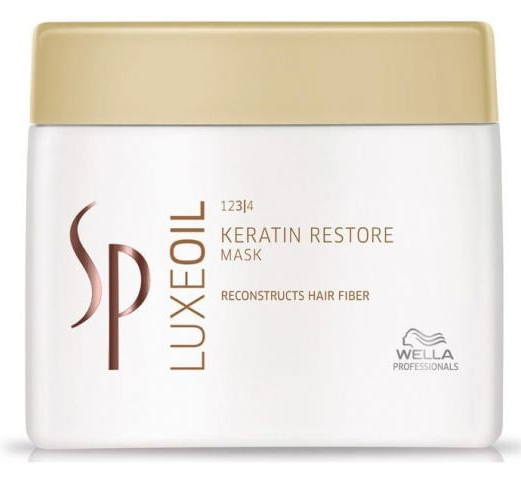 Wella SP LuxeOil Keratin Restore Mask – Herstelmasker voor Beschadigd Haar (400ml)