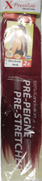 X-Pression Pre-Stretched Braid Burg – Gemakkelijk Te Stylen Haaraccessoire (2x)