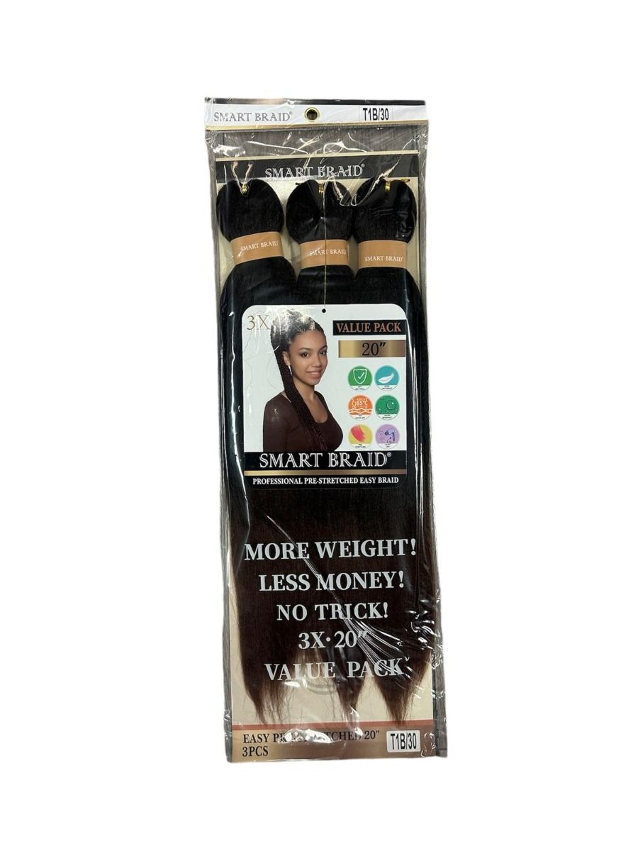 Smart Braids Pre Stretched – Eenvoudige Vlecht voor Alle Haartypes (20 inch)
