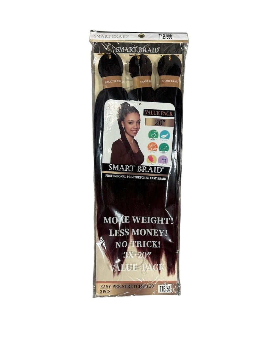 Smart Braids Pre Stretched – Professionele Haarextensions 20 Inch (3x)