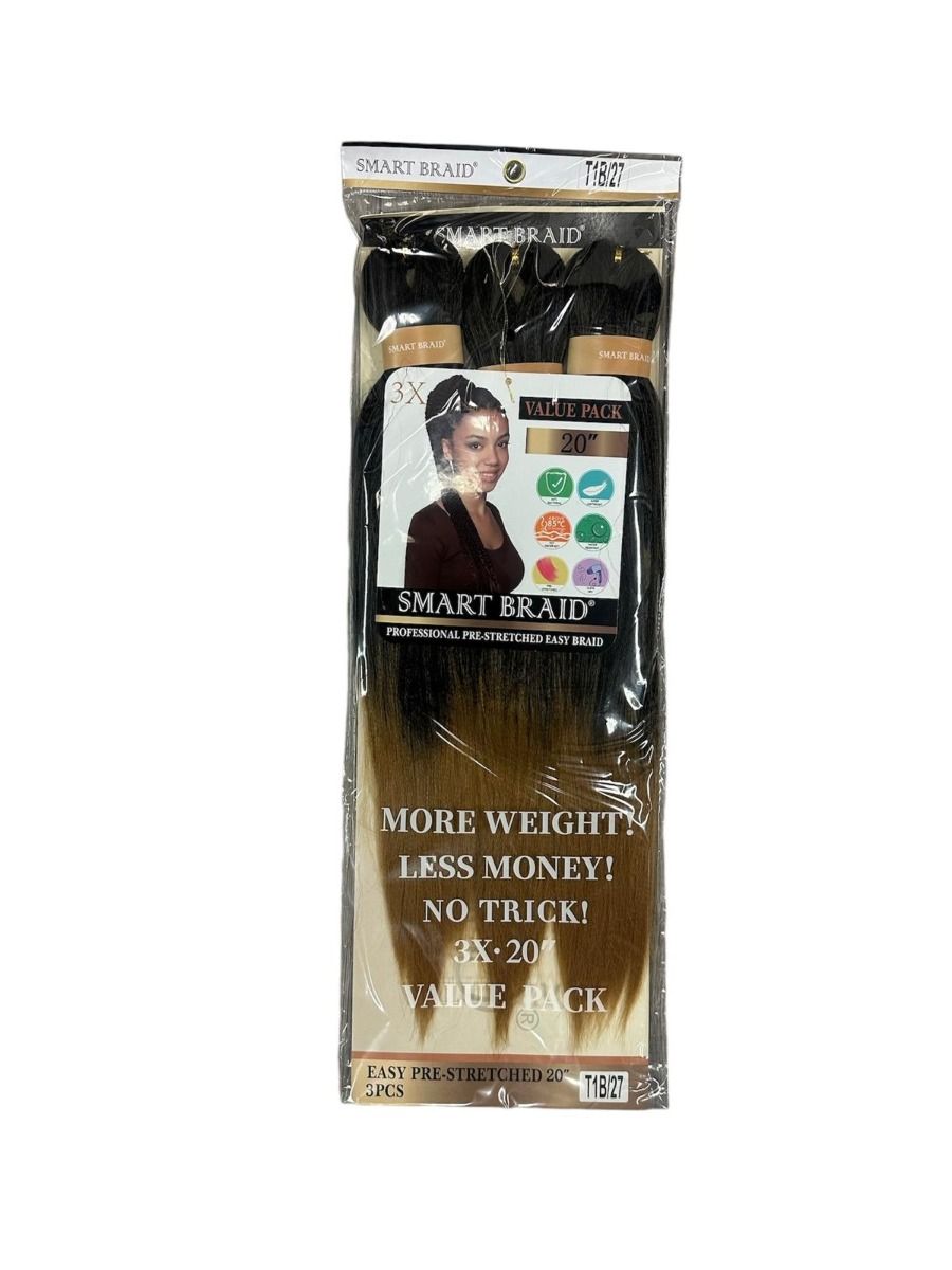 Smart Braids Pre Stretched – Professioneel Haar voor Vlechten (20 inch)