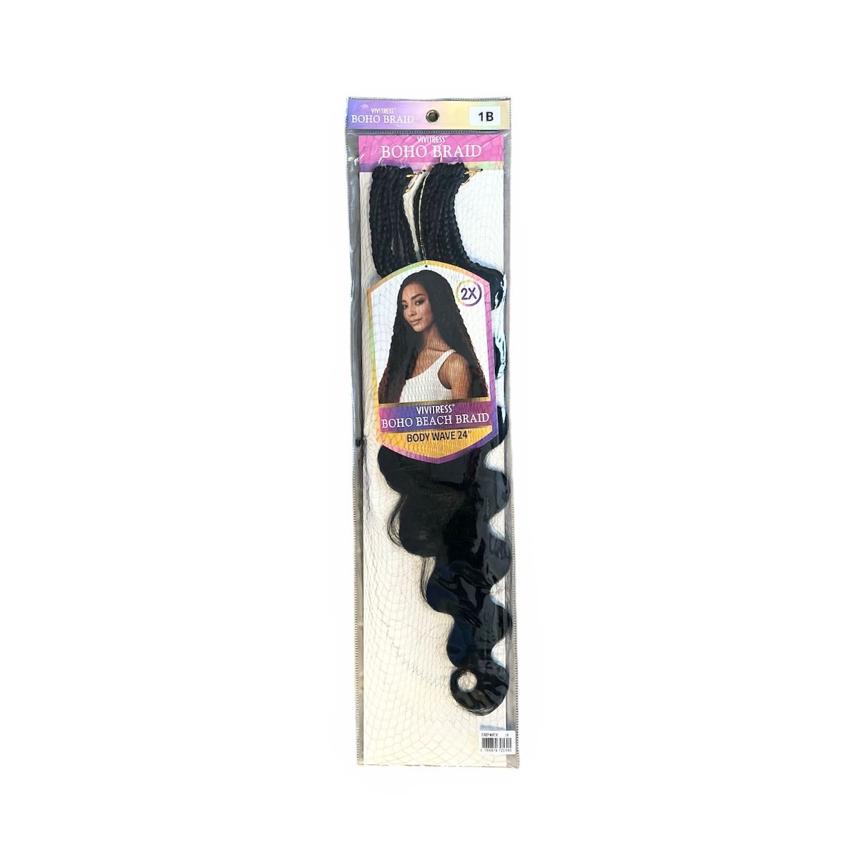 Vivitress Boho Collection Body Weave – Natuurlijk Haar 24" (1B)