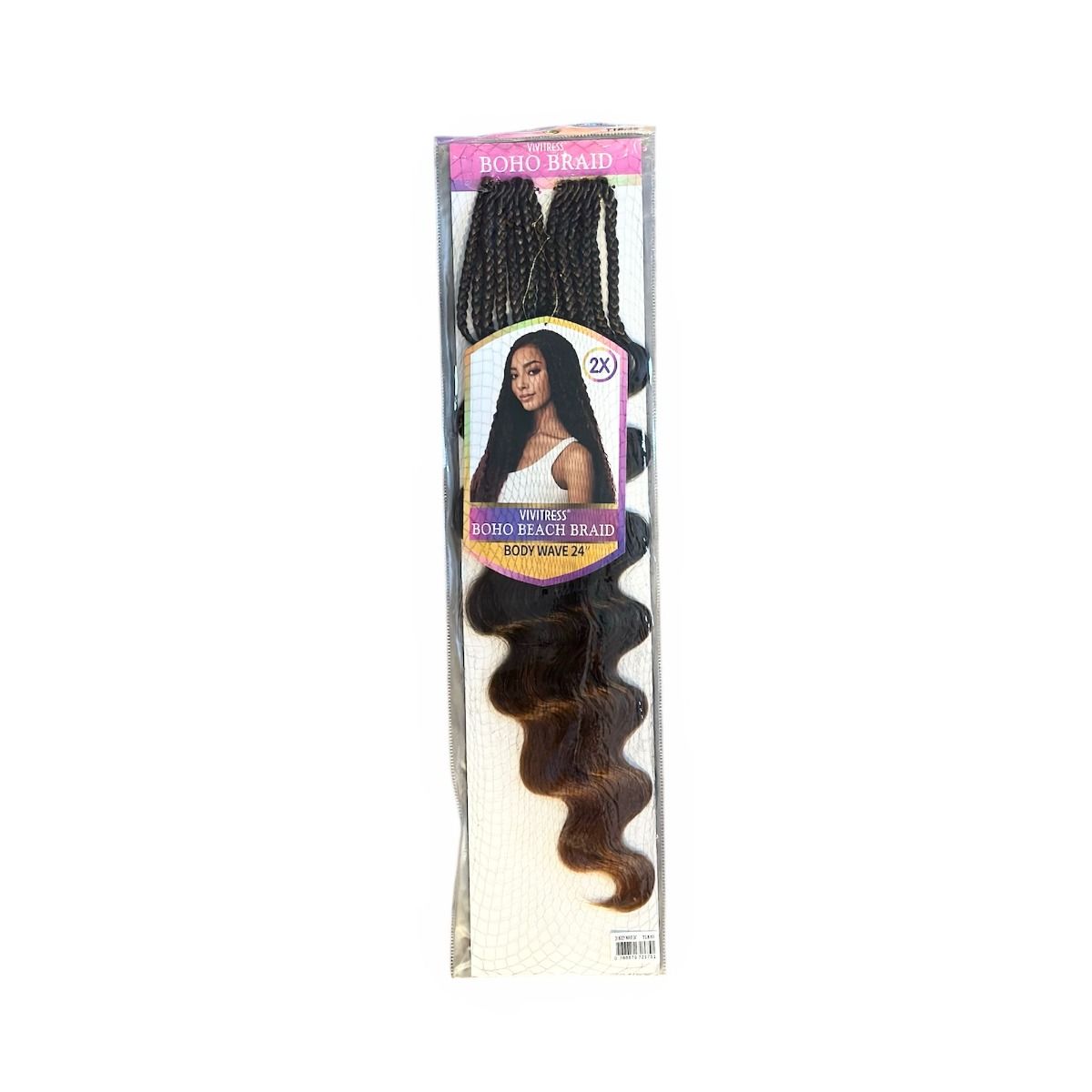Vivitress Boho Collection Body Weave – Natuurlijk Haar voor Alle Haartypen (24")