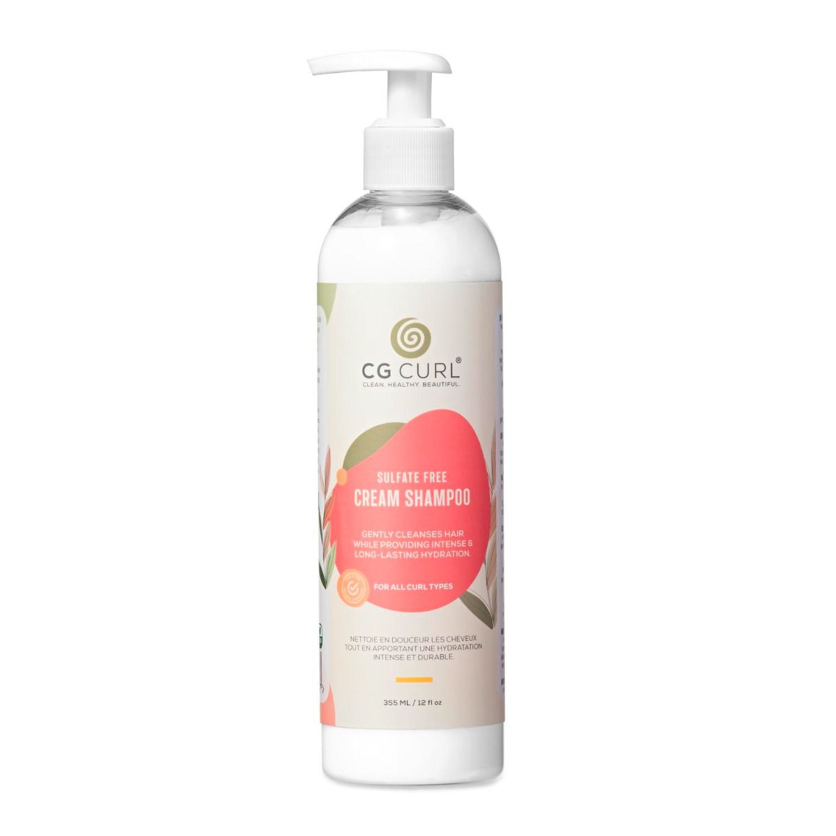 CG Curl Shampoo – Sulfaatvrije Crème voor Hydraterende Krullen (355ml)